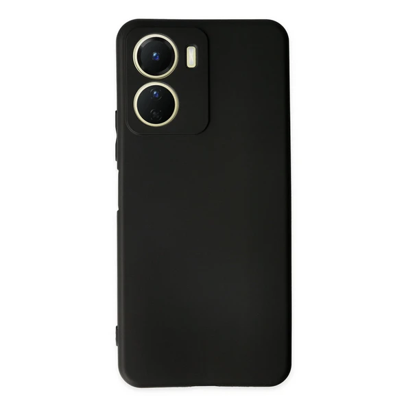 Vivo Y16 Kılıf First Silikon - Siyah ürün görseli 1