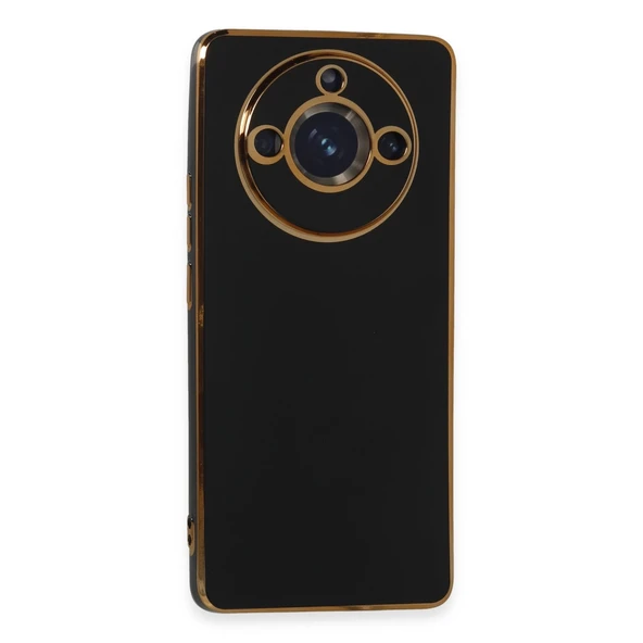 Realme 11 Pro Kılıf Volet Silikon - Siyah ürün görseli 1