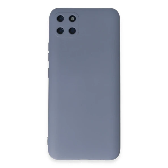 Realme C11 Kılıf Nano İçi Kadife Silikon - Gri ürün görseli 1