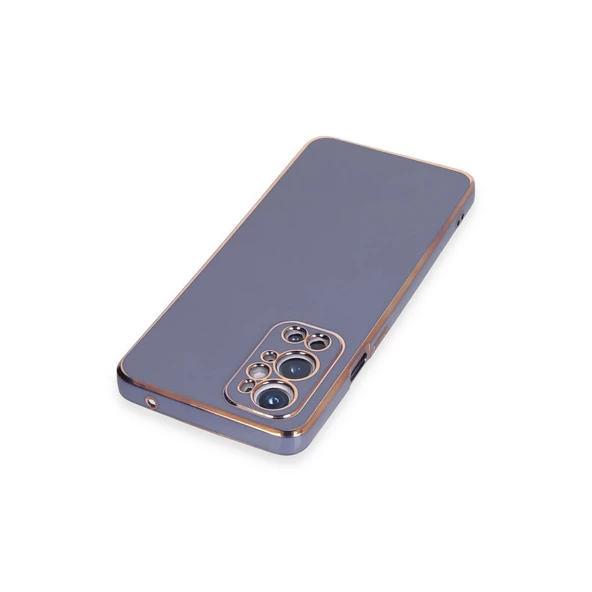 One Plus 9 Pro Kılıf Volet Silikon - Mavi - Resim 3
