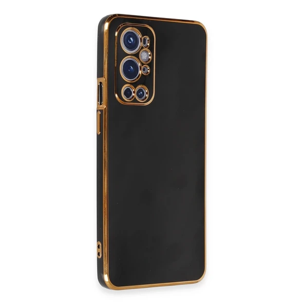One Plus 9 Pro Kılıf Volet Silikon - Siyah - Resim 2