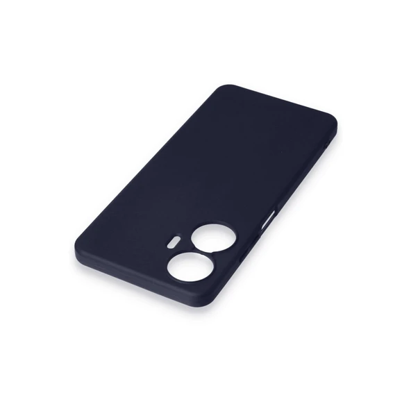 Realme C55 Kılıf First Silikon - Lacivert - Resim 5