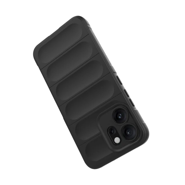 Oppo Reno 14f Optimum Silikon - Siyah - Resim 4