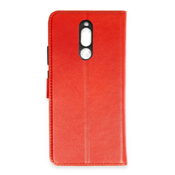Xiaomi Mi 8 Trend S Plus Kapaklı Kılıf - Kırmızı ürün görseli 1