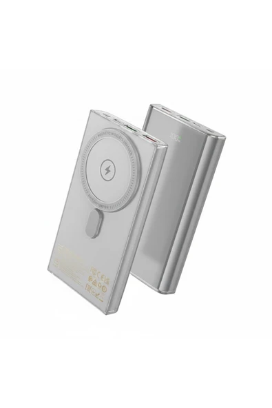 Magsafe Dijital Ekranlı Powerbank (10.000 mAh) 22.5W PD 20W Magsafe Powerbank (LİSANSLI) ürün görseli 1