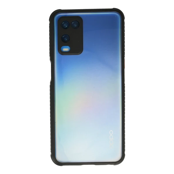 Oppo A54 4g Kılıf Miami Şeffaf Silikon - Siyah ürün görseli 1