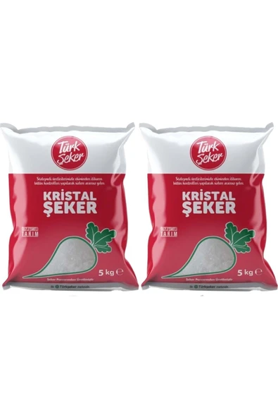 Kristal Toz Şeker 2 X 5 Kg ürün görseli 1