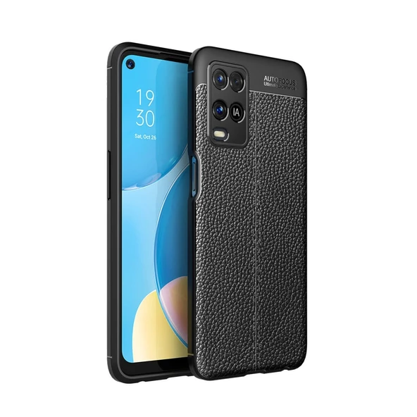Oppo A54 4g Kılıf Auto Focus Kapak - Siyah ürün görseli 1