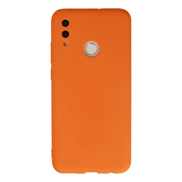 Huawei P Smart 2019 Kılıf Nano İçi Kadife Silikon - Turuncu ürün görseli 1