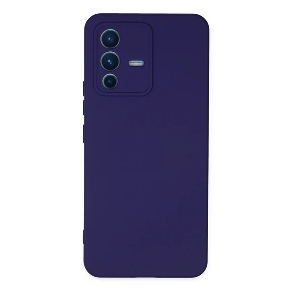 Vivo V23 5g Kılıf Nano İçi Kadife Silikon - Mor ürün görseli 1