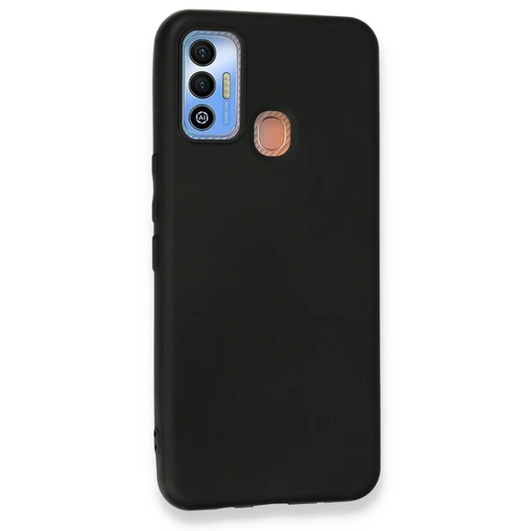 Tecno Spark 7t Kılıf First Silikon - Siyah - Resim 2