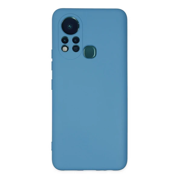 İnfinix Hot 11s Kılıf Nano İçi Kadife Silikon - Mavi ürün görseli 1