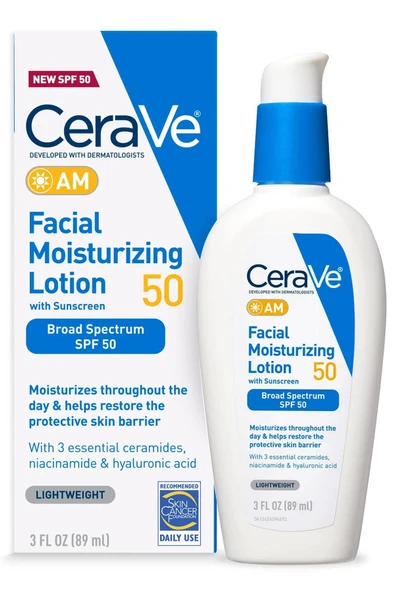 CeraVe SPF50 Nemlendirici Yüz Losyonu 89ML ürün görseli 1
