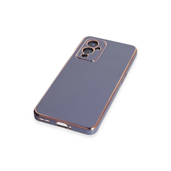 One Plus 9 Kılıf Volet Silikon - Mavi - Resim 4