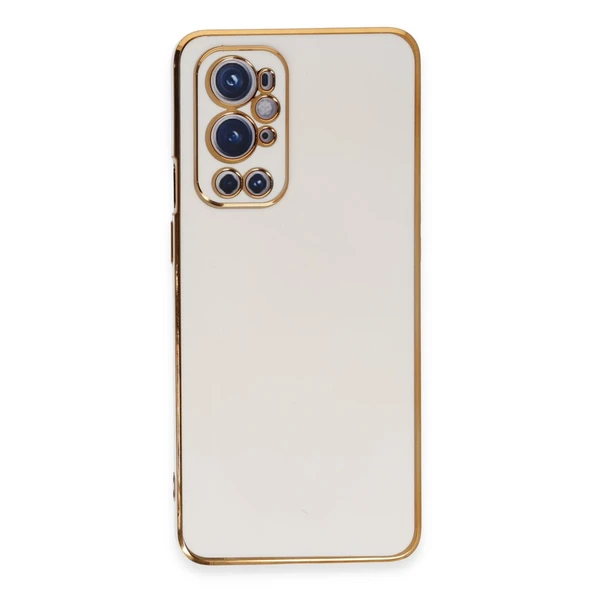 One Plus 9 Pro Kılıf Volet Silikon - Beyaz ürün görseli 1