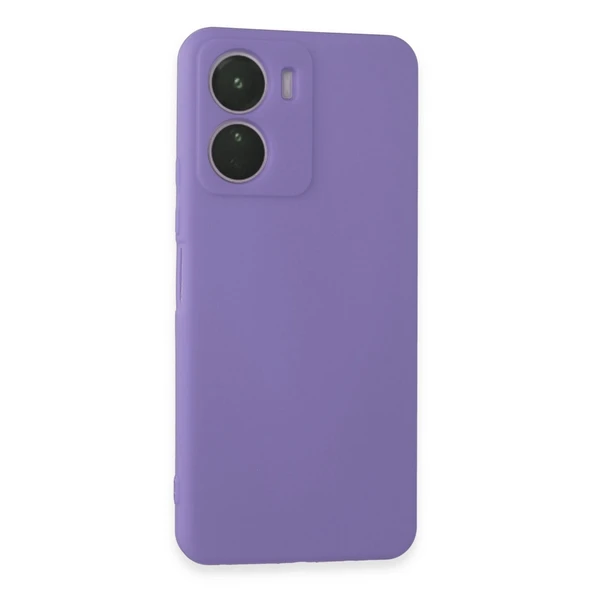 Vivo Y16 Kılıf First Silikon - Lila ürün görseli 1