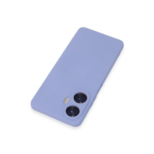 Realme C55 Kılıf Nano İçi Kadife Silikon - Lila ürün görseli 1