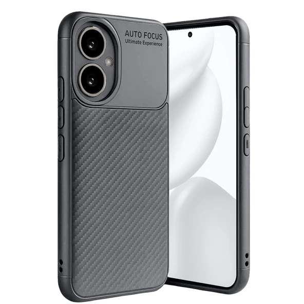 Honor 400 Kılıf Auto Focus Karbon Kapak - Gri ürün görseli 1