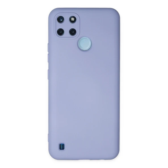 Realme C25y Kılıf Nano İçi Kadife Silikon - Lila ürün görseli 1