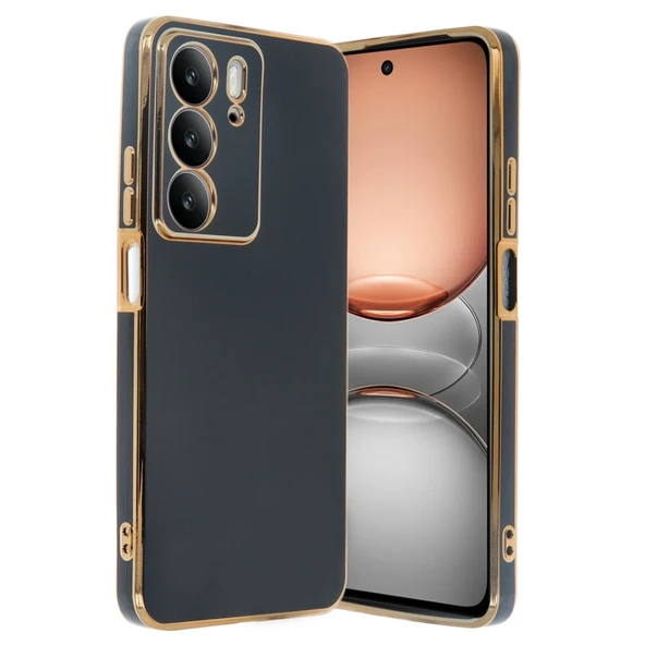 Realme C75 4g Kılıf Volet Silikon - Siyah ürün görseli 1