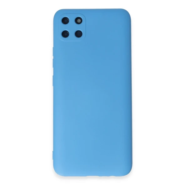 Realme C11 Kılıf Nano İçi Kadife Silikon - Mavi ürün görseli 1