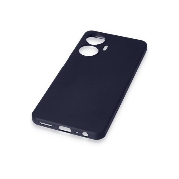 Realme C55 Kılıf First Silikon - Lacivert - Resim 6