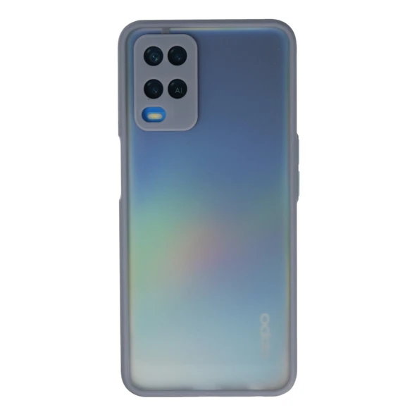 Oppo A54 4g Kılıf Montreal Silikon Kapak - Gri ürün görseli 1