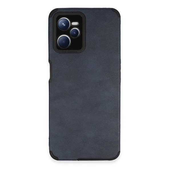 Realme C35 Kılıf Loop Deri Silikon - Lacivert ürün görseli 1
