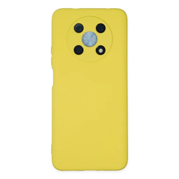 Huawei Nova Y90 Kılıf Nano İçi Kadife Silikon - Sarı ürün görseli 1