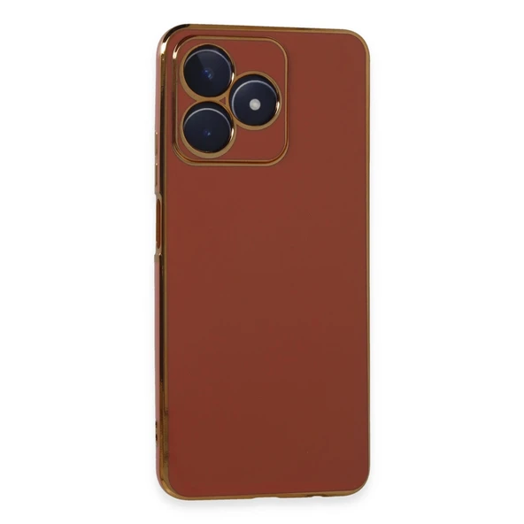 Realme C53 Kılıf Volet Silikon - Kırmızı ürün görseli 1