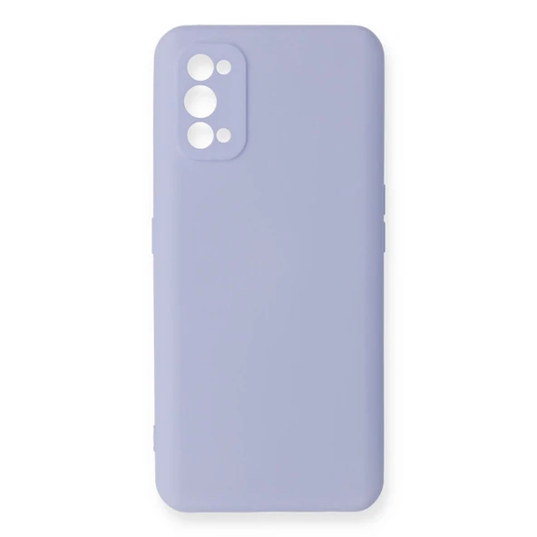 Realme 7 Pro Kılıf Nano İçi Kadife Silikon - Lila ürün görseli 1