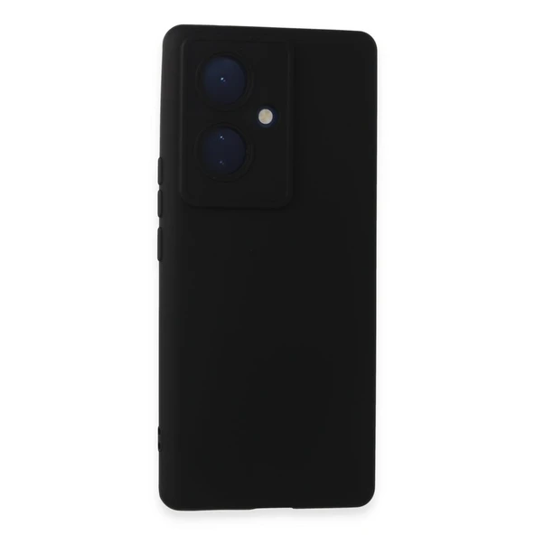 Vivo V29 Lite Kılıf Nano İçi Kadife Silikon - Siyah ürün görseli 1