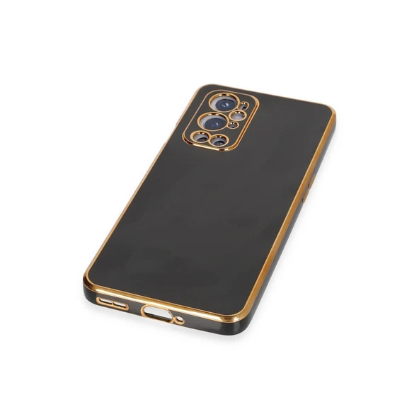 One Plus 9 Pro Kılıf Volet Silikon - Siyah - Resim 4