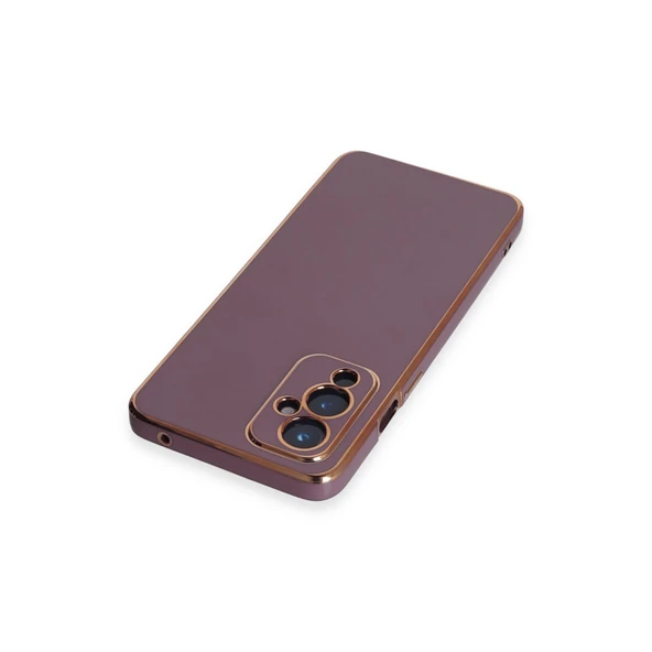 One Plus 9 Kılıf Volet Silikon - Mor - Resim 3