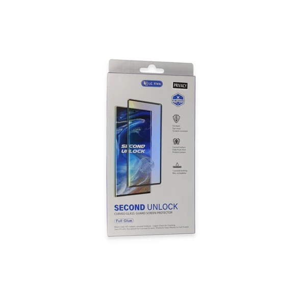 Samsung Galaxy S24 Ultra Durable Full Glue Curved Hayalet Cam ürün görseli 1