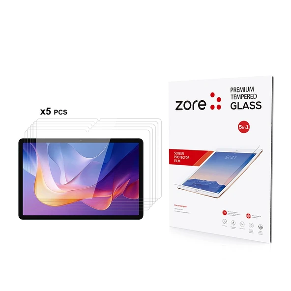 Xiaomi Redmi Pad 2 Zore 5in1 Tablet Temperli Cam Ekran Koruyucu ürün görseli 1