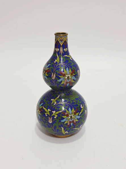 Antika Cloisonne Mini Vazo 15,50cm 013 ürün görseli 1