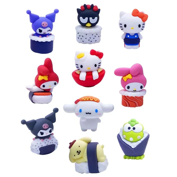 Hello Kitty & Friends Sushi 3D Sürpriz Paket – 1 Adet Figür ürün görseli 1