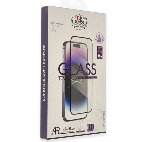 iPhone 17 Bilvis 3d Cam Ekran Koruyucu - Siyah ürün görseli 1