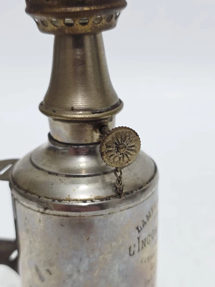 Antika Güvercin Antika Gaz Lambası 040 - Resim 4