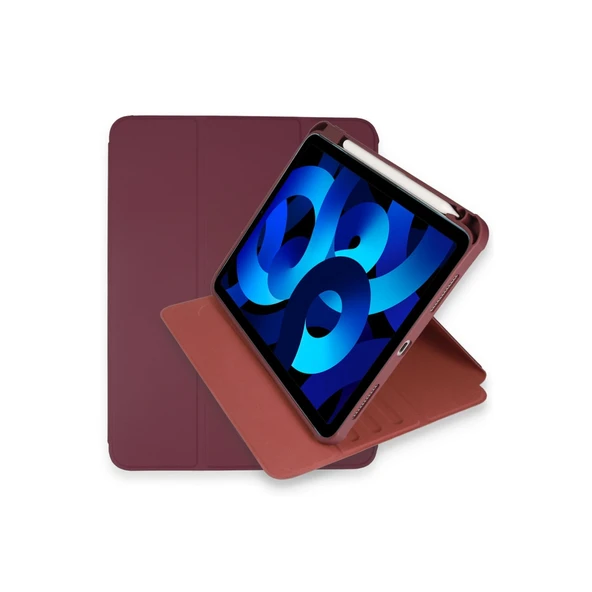 Apple iPad Pro 11 (2021) Kılıf Ling 360 Kalemlikli Tablet Kılıf - Mor ürün görseli 1
