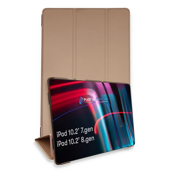 Apple iPad 10.2 (7.nesil) Kılıf Tablet Smart Kılıf - Rose Gold ürün görseli 1