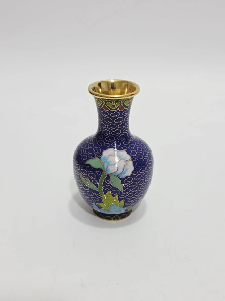 Antika Cloisonne Mini Vazo 10,50cm 011 ürün görseli 1