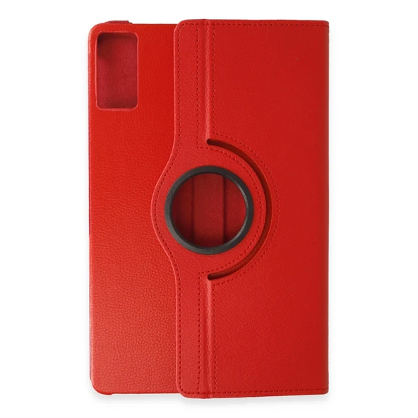 Xiaomi Redmi Pad Se Kılıf 360 Tablet Deri Kılıf - Kırmızı ürün görseli 1