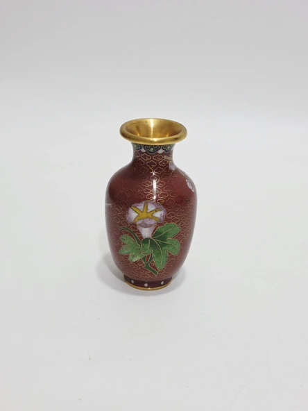 Antika Cloisonne Mini Vazo 10,50cm 007 ürün görseli 1