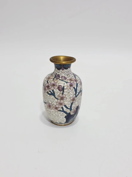 Antika Cloisonne Mini Vazo 10cm 010 ürün görseli 1