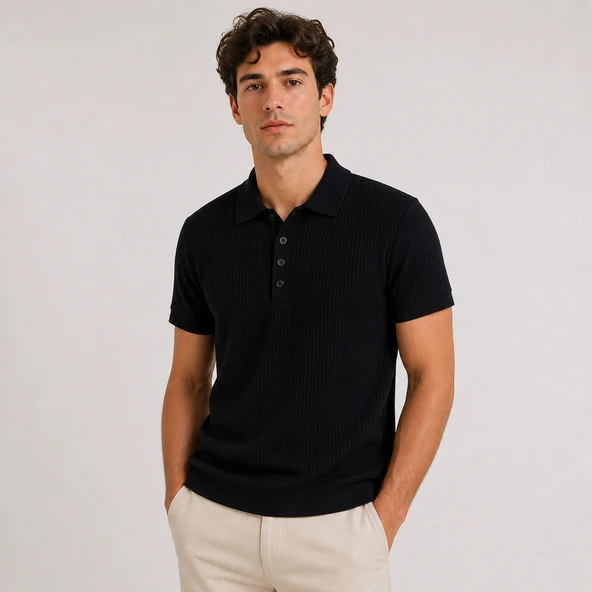 Mavi M0613295 Çizgili Erkek Polo Yaka Tişört Erkek Tişort ürün görseli 1
