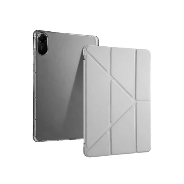 Xiaomi Redmi Pad 2 Kalemlikli Mars Tablet Kılıfı - Gri ürün görseli 1