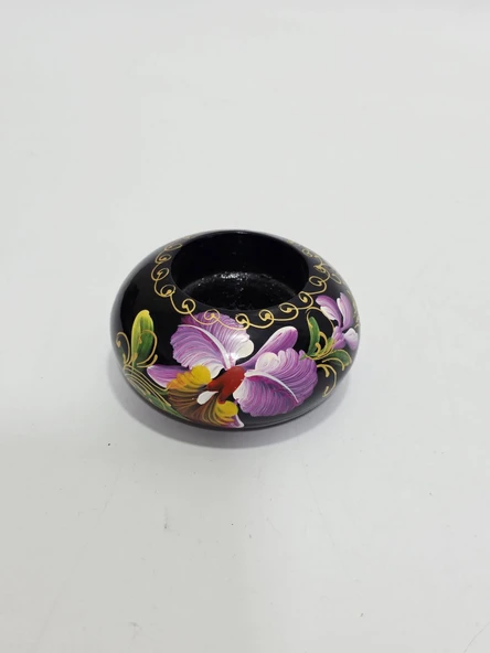 Antika Ahşap Tealight Mumluk 021 ürün görseli 1