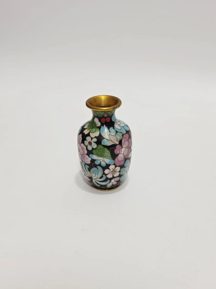 Antika Cloisonne Mini Vazo 10,50cm 001 ürün görseli 1